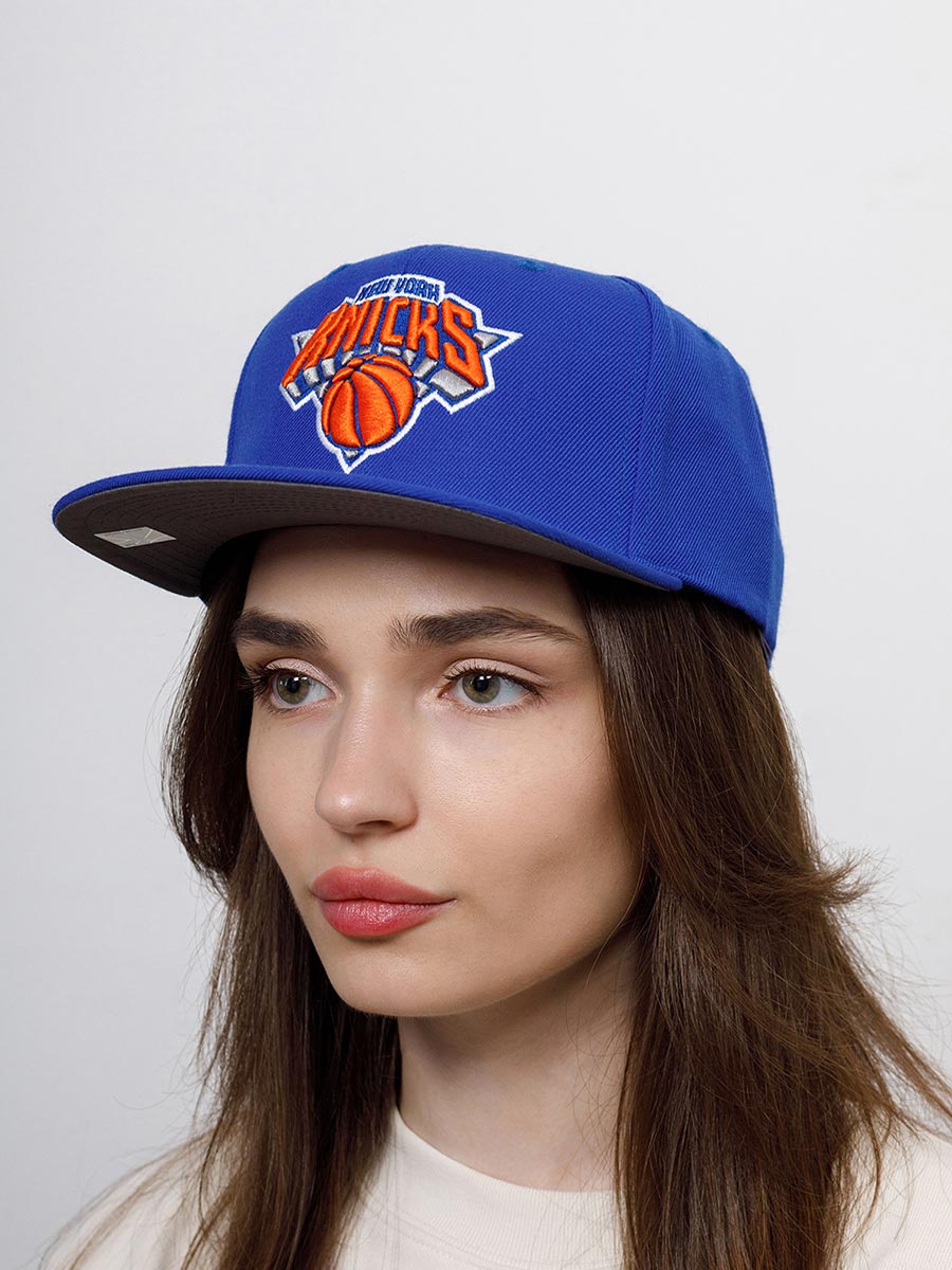 Бейсболка с прямым козырьком MITCHELL NESS HHSS3256-NYKYYPPPBLUE